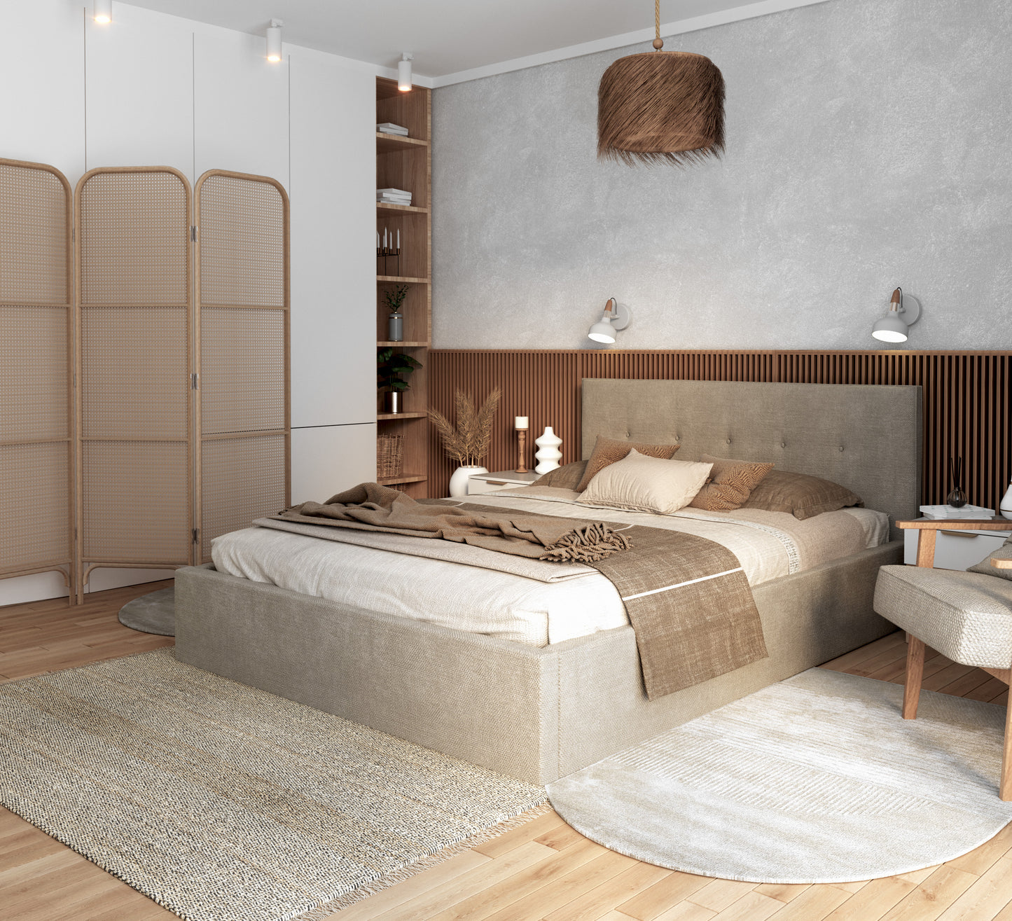 lozka tapicerowane do sypialni